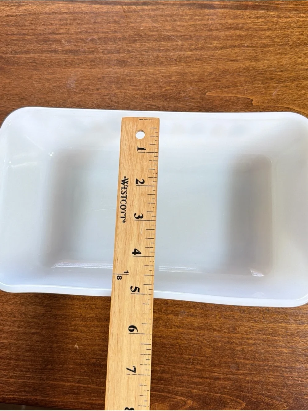 Anchor Hocking Fire King Loaf Pan  Candle Glow Atomic